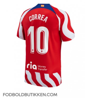 Atletico Madrid Angel Correa #10 Hjemmebanetrøje 2022-23 Kortærmet